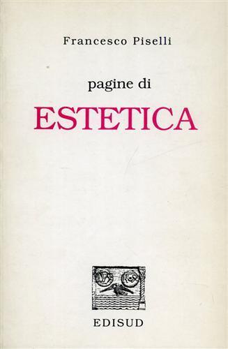 Pagine di estetica - Francesco Piselli - copertina