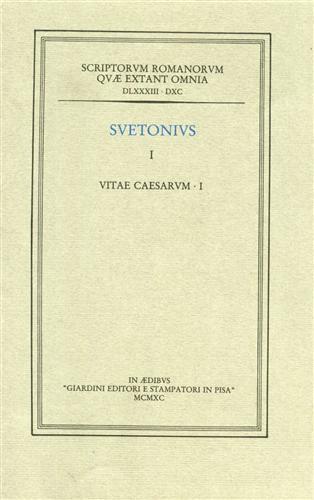 Vitae Caesarum - C. Tranquillo Svetonio - copertina