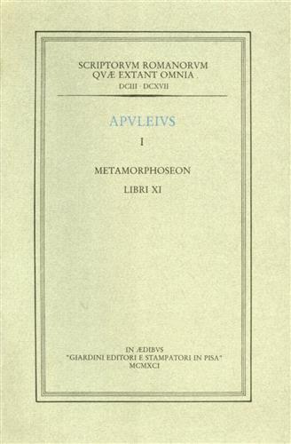Metamorphoseon - Apuleio - copertina