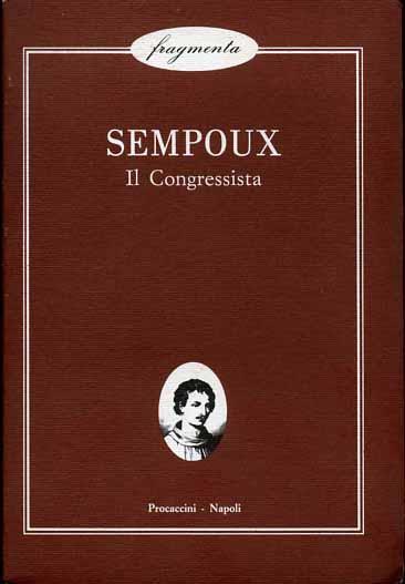 Il Congressista - André Sempoux - copertina