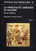 La principauté lombarde de Salerne ( IX - XI siécle )