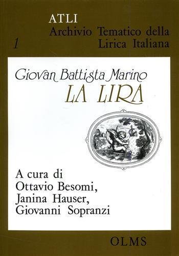 Archivio tematico della Lirica Italiana. Giovan Battista Marino. La Lira - copertina
