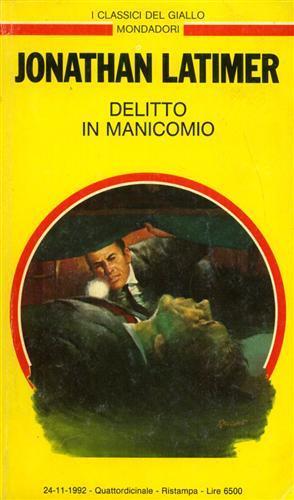 Delitto in manicomio - Jonathan Latimer - copertina