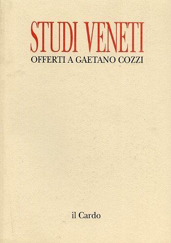 Studi veneti offerti a Gaetano Cozzi - copertina