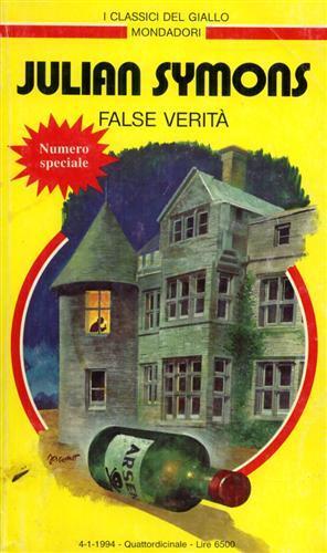 False verità - Julian Symons - copertina