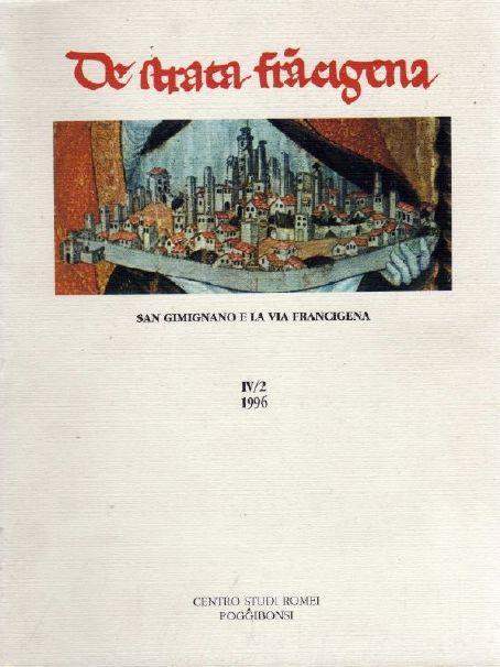 San Gimignano e la via Francigena. Numero monografico con saggi R - copertina