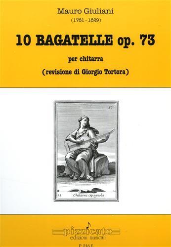 10 Bagatelle. Op. 73 per chitarra - Marco Giuliani - copertina