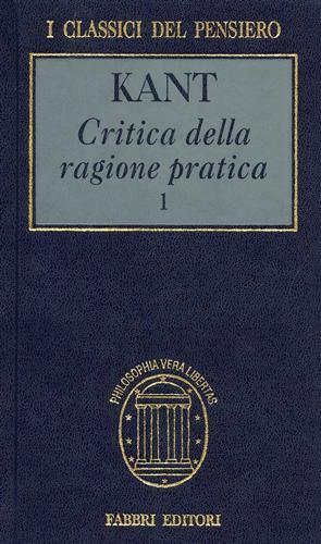 Critica della ragione pura - Immanuel Kant - copertina