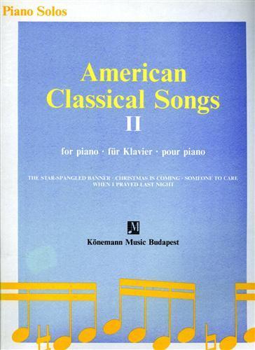 K144. American Classical Songs. Pour piano - Péter Wolf - copertina