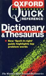 Quick Reference Dictionary & Thesaurus