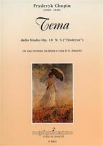 Tema dallo studio Op. 10 N. 3 ( Tristezze )