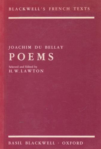 Poem's - Joachim Du Bellay - copertina