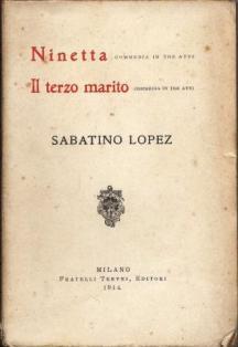 Ninetta. Il terzo marito - Sabatino Lopez - copertina
