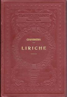 Liriche - Gabriello Chiabrera - copertina