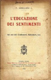 L' educazione dei sentimenti - P. A. Arrighini - copertina