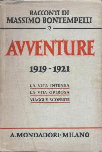 Avventure 1919-1921 - Massimo Bontempelli - copertina