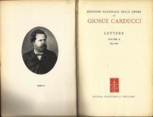 Lettere. 1875-1876 - Giosuè Carducci - copertina