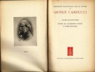 Studi su Giuseppe Parini. Il Parini maggiore - Giosuè Carducci - copertina
