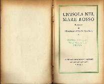 Un' isola nel mare Rosso - copertina