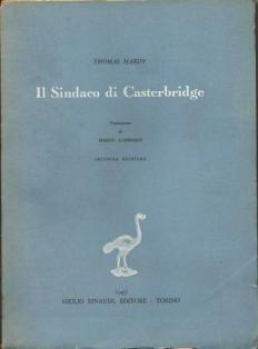 Il sindaco di Casterbridge - Thomas Hardy - copertina
