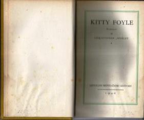 Kitty Foyle - Christopher Morley - copertina