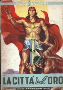 La città dell'oro - Emilio Salgari - copertina