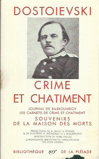 Crime et chatiment - Fëdor Dostoevskij - copertina