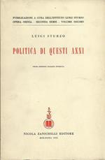 Politica di questi anni. Volume XI