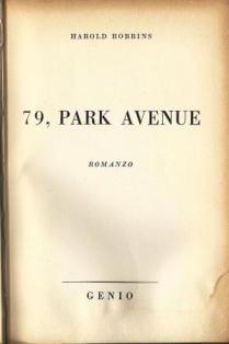 79, Park Avenue - Harold Robbins - copertina
