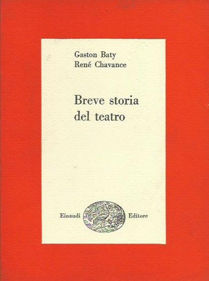 Breve storia del teatro - Gaston Baty - copertina