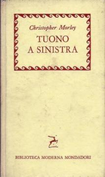 Tuono a sinistra - Christopher Morley - copertina