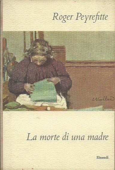 La Morte di una madre - Roger Peyrefitte - copertina