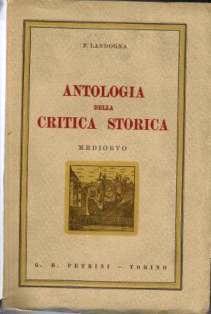 Antologia della critica storica - Franco Landogna - copertina