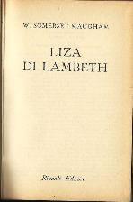 Liza di Lambeth - W. Somerset Maugham - copertina