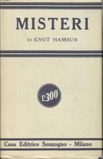 Misteri - Knut Hamsun - copertina