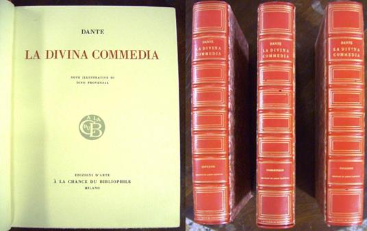 La Divina Commedia - Dante Alighieri - copertina