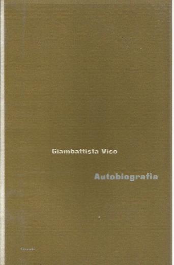 Autobiografia - Giambattista Vico - copertina