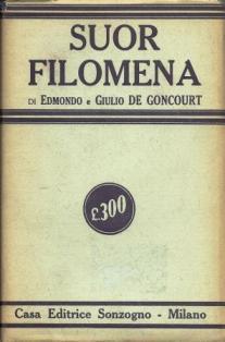 Suor Filomena - Edmond de Goncourt - copertina