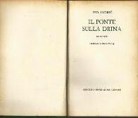 Il ponte sulla Drina - Ivo Andríc - copertina