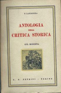 Antologia della critica storica - Franco Landogna - copertina