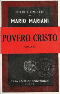 Povero Cristo - Mario Mariani - copertina