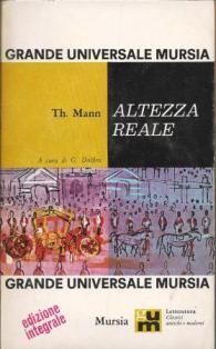 Altezza reale - Thomas Mann - copertina