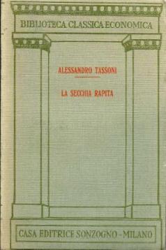 La secchia rapita - Alessandro Tassoni - copertina