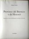 Province del Barocco e del Rococò Lessico di Architetti in Lombardia - Liliana Grassi - copertina