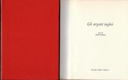 Gli Argenti Inglesi - Judith Banister - copertina