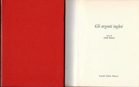 Gli Argenti Inglesi - Judith Banister - copertina