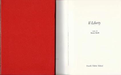 Il Liberty - Renato Barilli - copertina