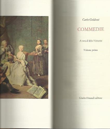 Commedie - Carlo Goldoni - copertina