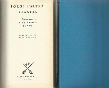 Porgi l'altra guancia - Reinhold Pabel - copertina