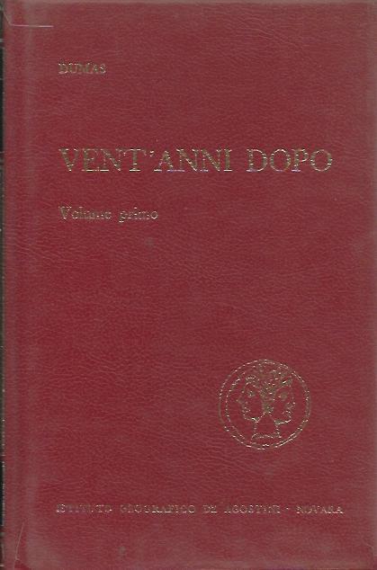Vent'anni dopo - Alexandre Dumas - copertina